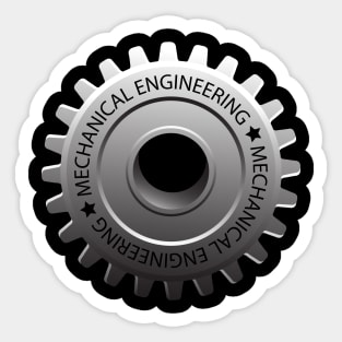 mechanical engineering, mechanics engineer Sticker